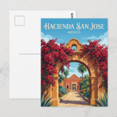 Hacienda San José Mexico Briefkaart (Voorkant / Achterkant)