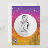 Hacienda Sunset Bloemenboog Dank u Kaart (Achterkant)