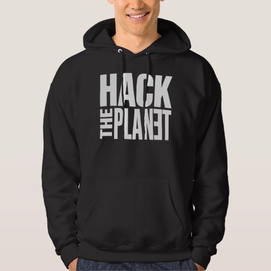 Hack De Planeet Hoodie (Voorkant)