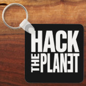 Hack De Planeet Sleutelhanger (Voorkant)