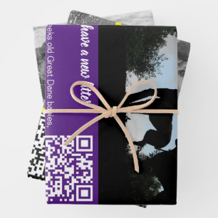 Hack de verpakking: Promotie voor puppy verkoop  Inpakpapier Vel
