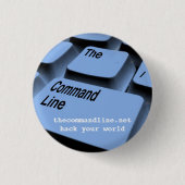 hack je wereld, promo button (Voorkant)