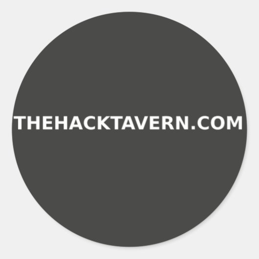 Hack Tavern Dot Com Sticker (Voorkant)