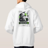Hackathon Modus Aan Hoodie – Hack Bouwen Herhaal P (Achterkant)