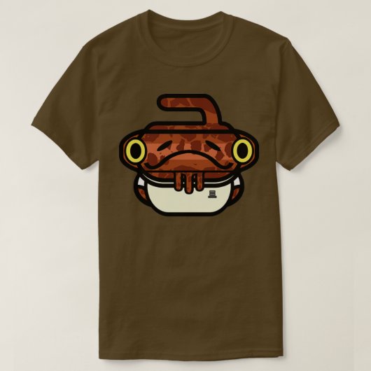 Hackbar Curling Rockers T-shirt (Design voorkant)