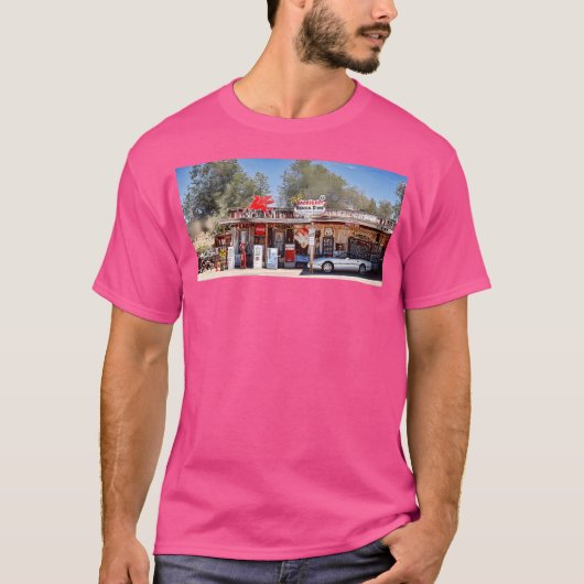 Hackberry General Store op Route 66 Arizona T-shirt (Voorkant)