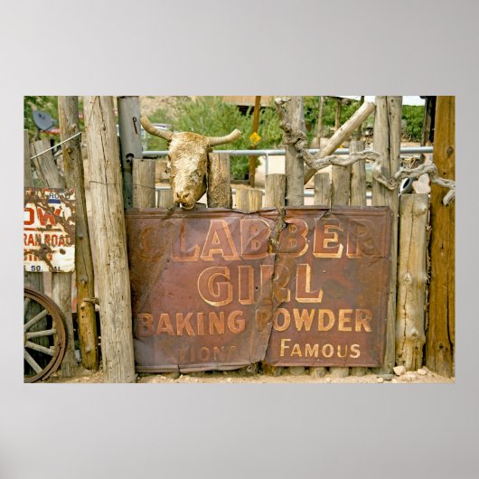 Hackberry General Store, Route 66 Print (Voorkant)