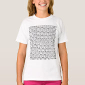 HACKED-computercode T-shirt (Voorkant)
