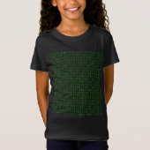 HACKED-computercode T-shirt (Voorkant)