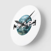 Hacked Planet Earth Ronde Klok (Hoek)