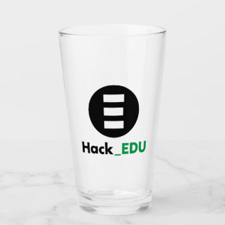 HackEDU Glass Cup Glas