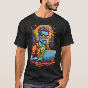 Hacken van de Undead: Halloween Code MANNEN T-shirt