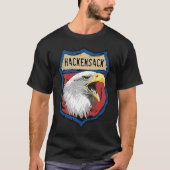 Hackensack Amerikaanse Indiaanse stam adelaar Inst T-shirt (Voorkant)