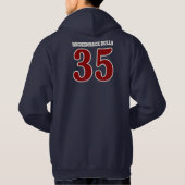 Hackensack Bulls Hoodie (Achterkant)
