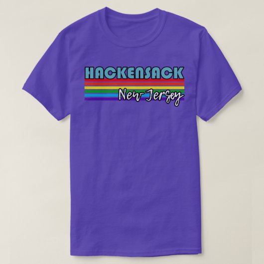 Hackensack New Jersey Pride Hackensack LGBT Gift T-shirt (Design voorkant)