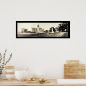 Hackensack, NJ Court Foto 1913 Poster (Keuken)