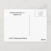 Hackensack River Briefkaart (Achterkant)