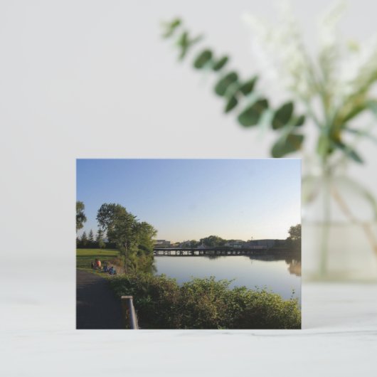 Hackensack River from Olsen Park Briefkaart (Staand voorkant)