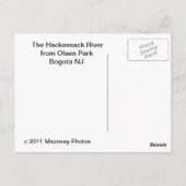 Hackensack River from Olsen Park Briefkaart (Achterkant)