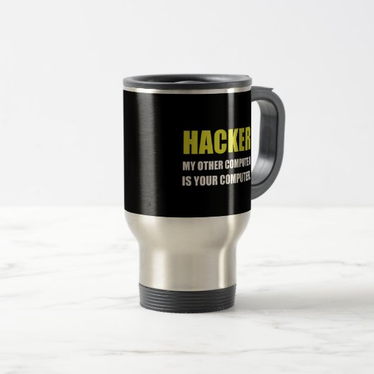 Hacker Andere uw computer Reisbeker (Voorkant rechts)