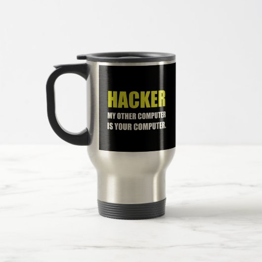 Hacker Andere uw computer Reisbeker (Links)
