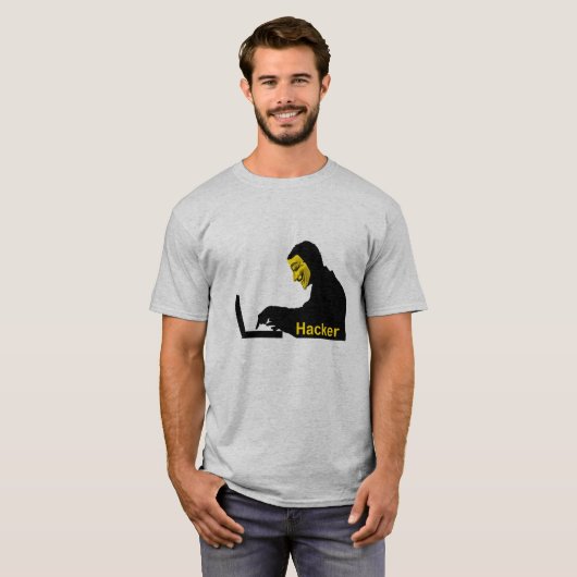 Hacker - Anonymous T-shirt (Voorkant volledig)
