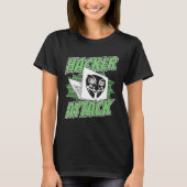 Hacker Attack White Hat Black Hat Ethical Hacking  T-shirt (Voorkant)