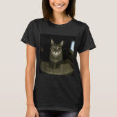 Hacker Cat Meme Funny Computer Cat Kitten Gamer Ca T-shirt (Voorkant)