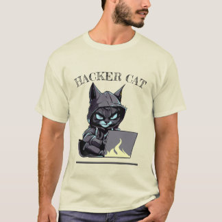 Hacker Cat T-shirt