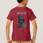 Hacker Cat T-Shirt (Achterkant)