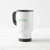 Hacker Coffee-Mok Reisbeker (Voorkant links)