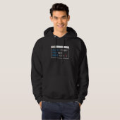 Hacker Computer Code Selecteer Vinger Cybersecurit Hoodie (Voorkant volledig)