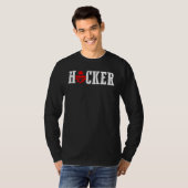 Hacker Cyber Security en Bescherm Cadeau T-shirt (Voorkant volledig)