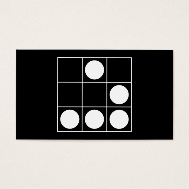 Hacker Emblem Visitekaartje (Voorkant)