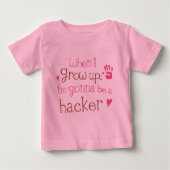 Hacker (Future) Baby Baby T-Shirt (Voorkant)