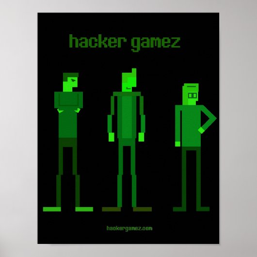 Hacker Gamez Poster (Voorkant)