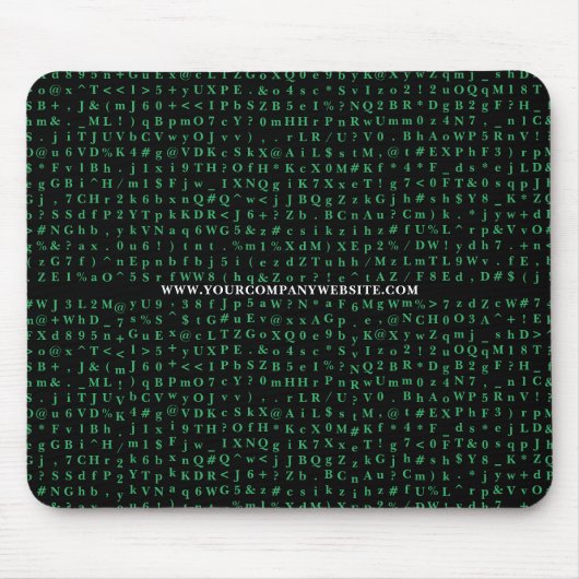 Hacker geek programmeur nerd mousepad muismat (Voorkant)