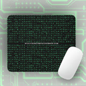Hacker geek programmeur nerd mousepad muismat
