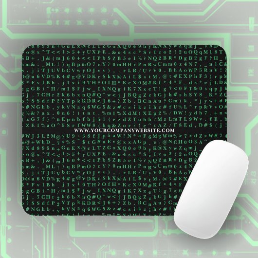 Hacker geek programmeur nerd mousepad muismat