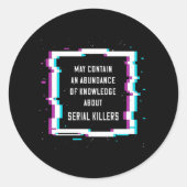 Hacker-Gezegden Ronde Sticker (Voorkant)