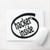 Hacker in muismat (Met muis)