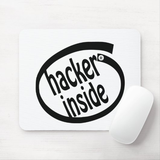 Hacker in muismat (Met muis)