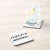 hacker johnny bier onderzetter (Rechterzijde)