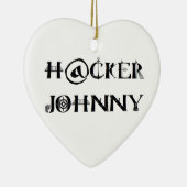 hacker johnny keramisch ornament (Rechts)