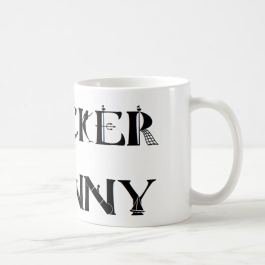 hacker johnny koffiemok (Rechts)