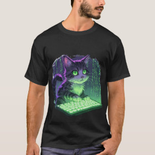 Hacker Kat T-shirt