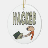 Hacker Keramisch Ornament (Links)