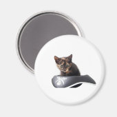 Hacker Kitten Magneet (Voorkant / Achterkant)