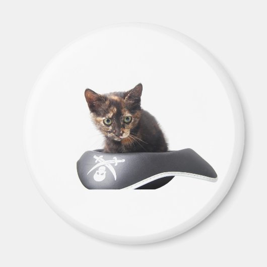 Hacker Kitten Magneet (Voorkant)