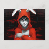 Hacker Lapin Briefkaart (Voorkant)